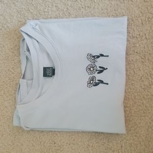 Womens Crop Top with Floral pattern